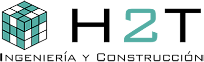 Logotipo H2T Ingeniería y Construcción, empresa constructora en Madrid